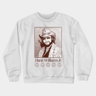 Hank Williams Jr -------- Vintage Style Crewneck Sweatshirt